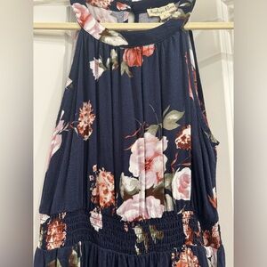 Floral summer maxi dress